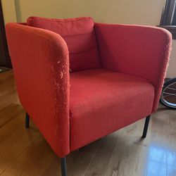 IKEA Red Chair Armchair - EKERO