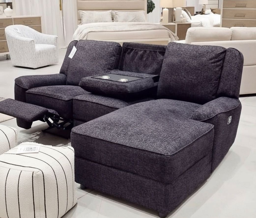 2 Piece Reclining Sectional Chaise