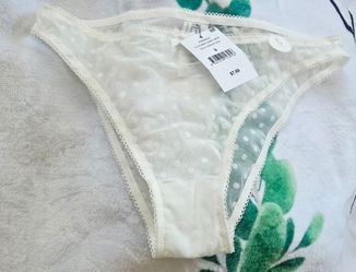 Olivia Mesh Cheeky Brief  Size Small new