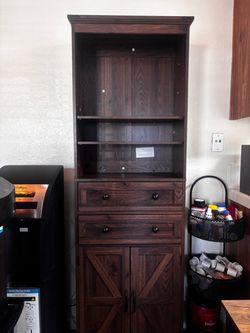 TallFarmhouse Bathroom Storage Cabinet