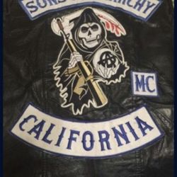 Sons Of Anarchy XL Leather Vest 