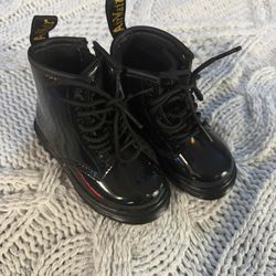 Black Dr. Martens lace up boots