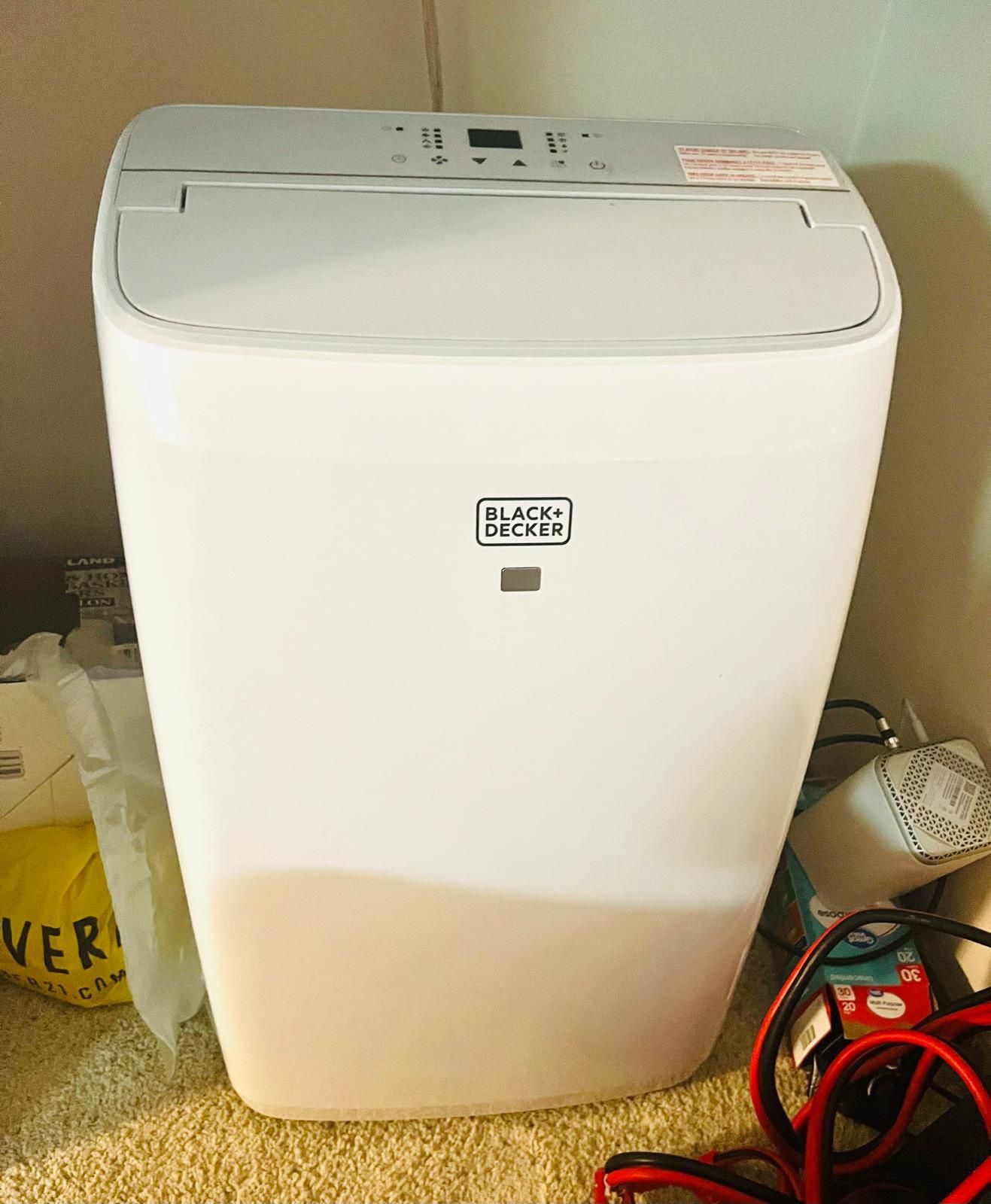 BLACK+DECKER Portable Air Conditioner with Heat, 14,000 BTU with 12,000 BTU Heating for Rooms Up To 700 Sq. Ft., Portable AC with Follow Me Remote Con