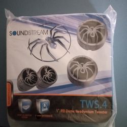 Soundstream Spyder Dome Tweeters Brand New In The Box 