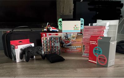 Nintendo Switch Animal crossing edition with TV