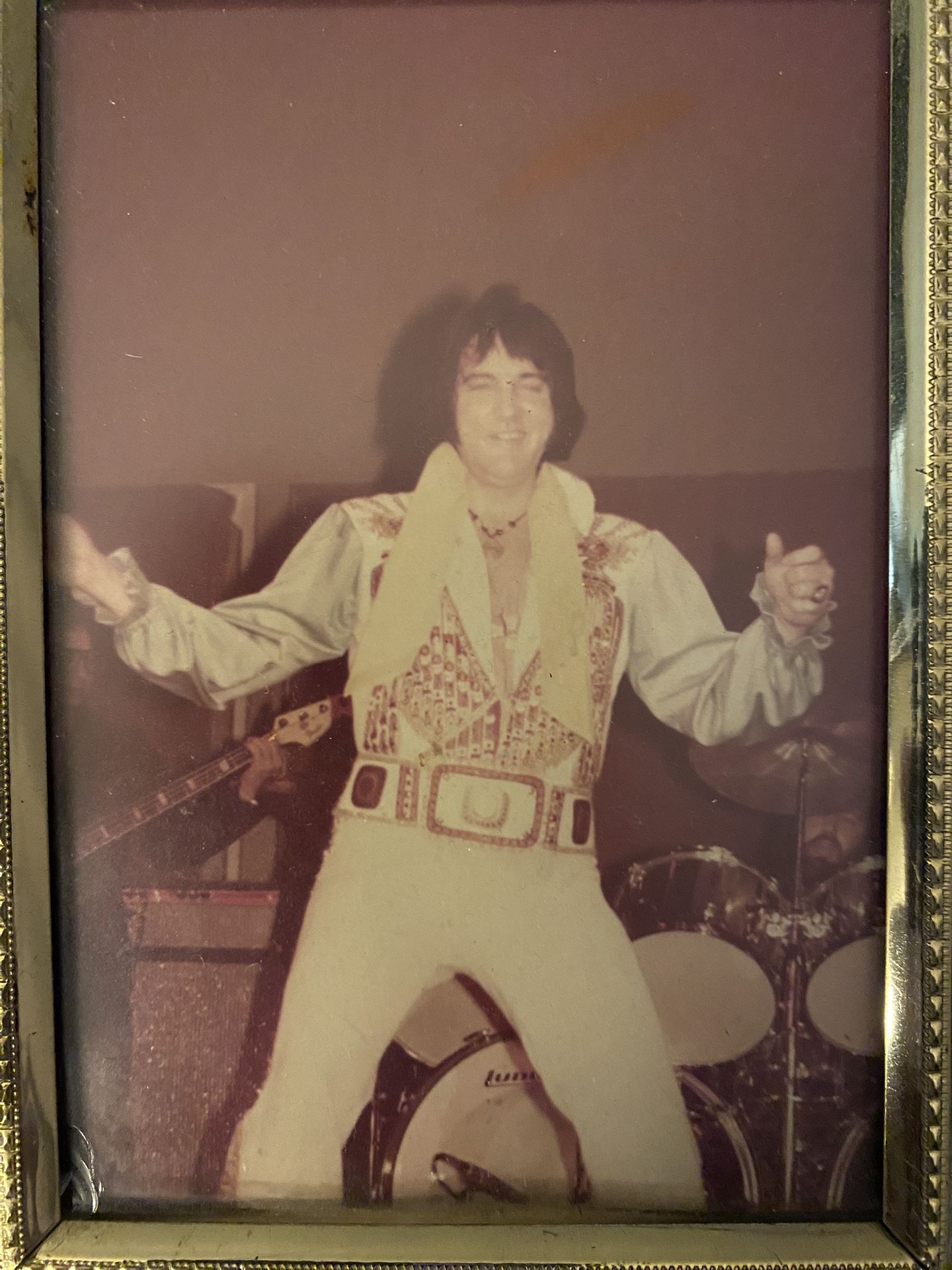 Elvis Polaroid Photo 1976 Tucson AZ