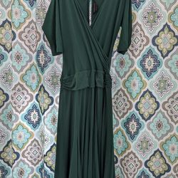 Genuine BCBGMaxazaria Green Stretchy Dress