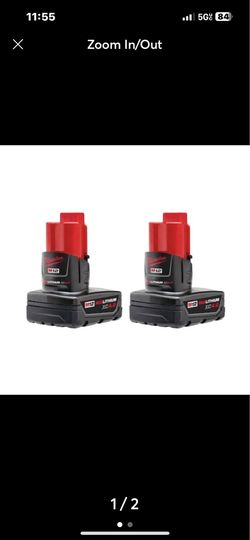 M12 12-Volt Lithium-Ion XC Extended Capacity 4.0 Ah Battery Pack (2-Pack