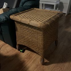 Whicker End Table 