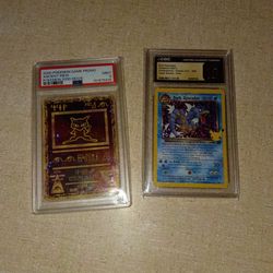 Rare graded Pokemon slabs
