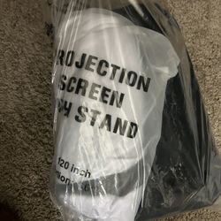 Projection Screen With A Stand