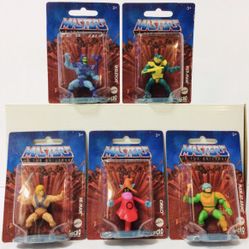 Masters of the Universe Set Of 5 Figures