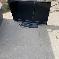 Flat Screen W/ Build In DVD Player