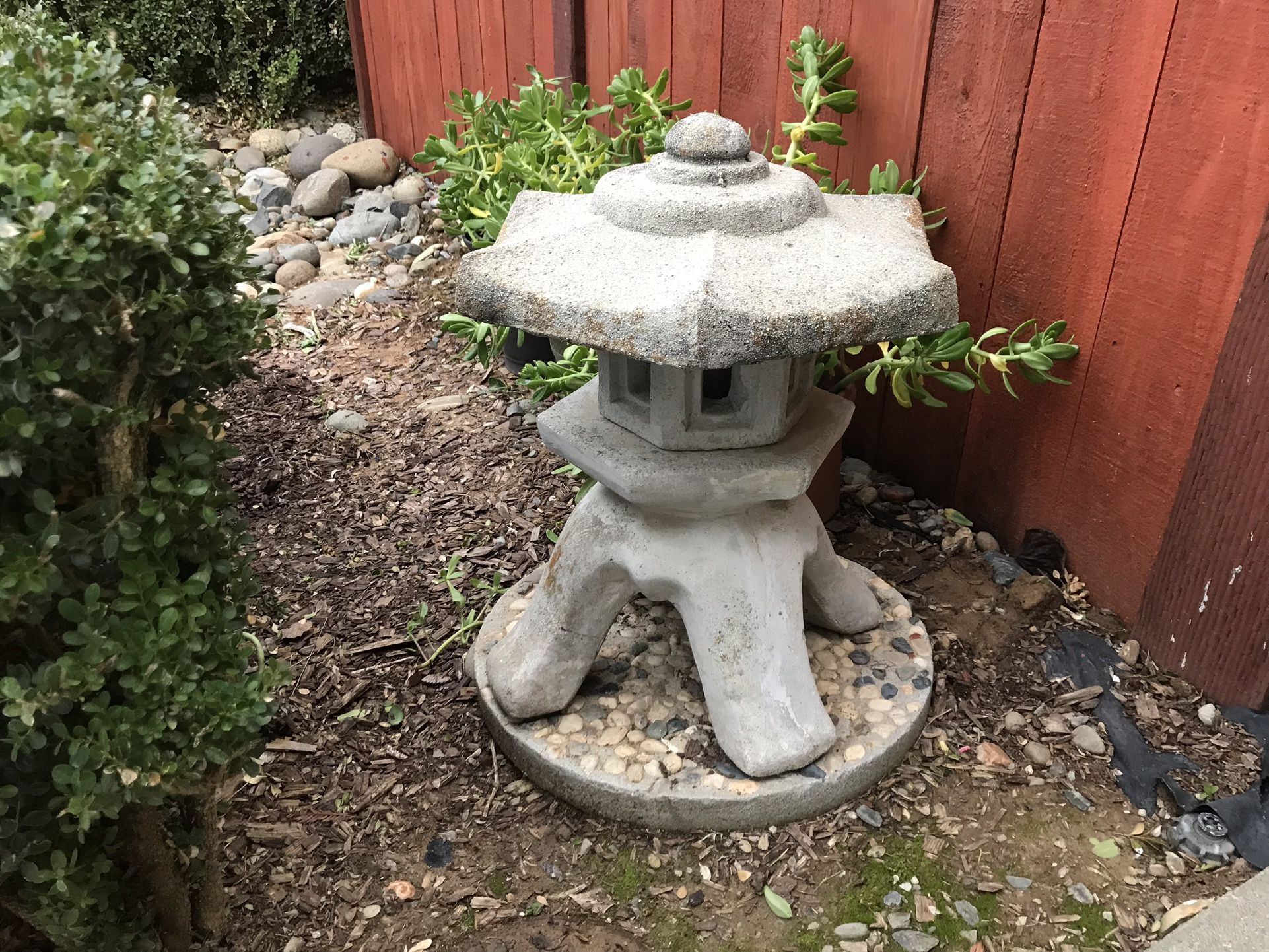 Asian concrete pagoda