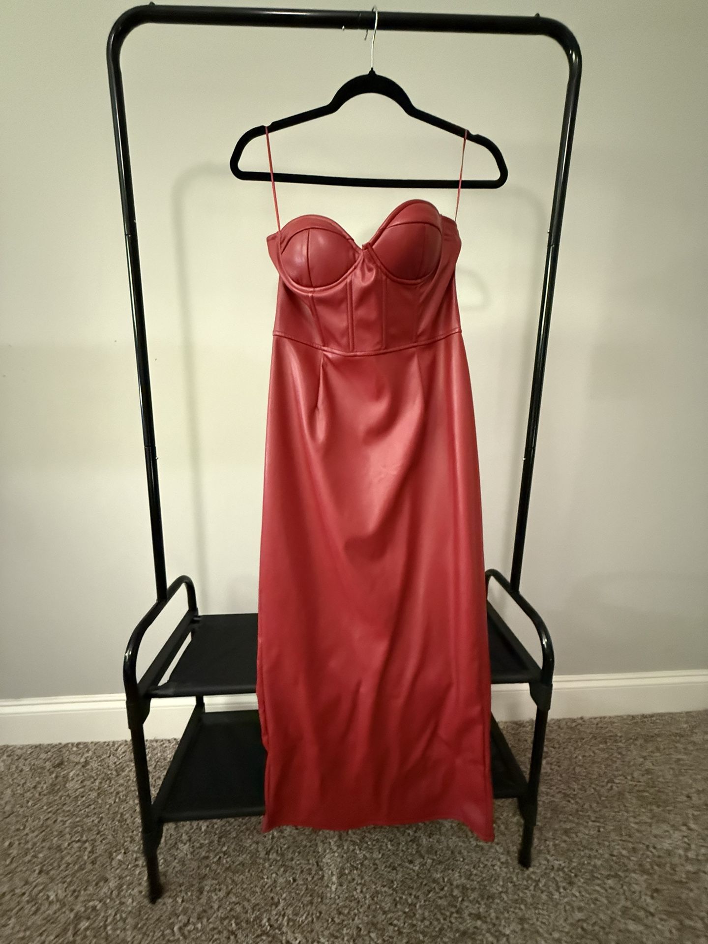 Red Faux Dress