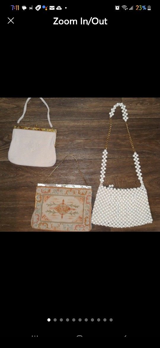 3 Walborg Beaded Purses