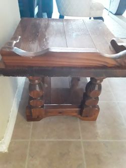 Solid wood Side Table 