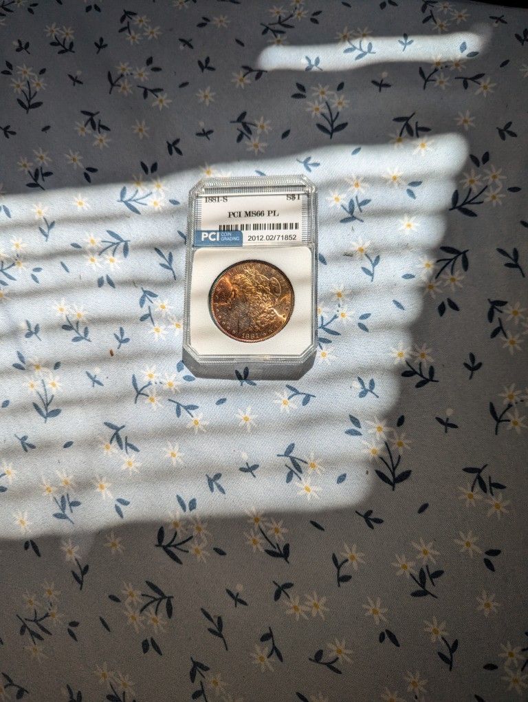 PCI MS66 Proof Like Morgan Silver Dollar
