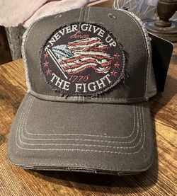 Never Give up the fight ball cap