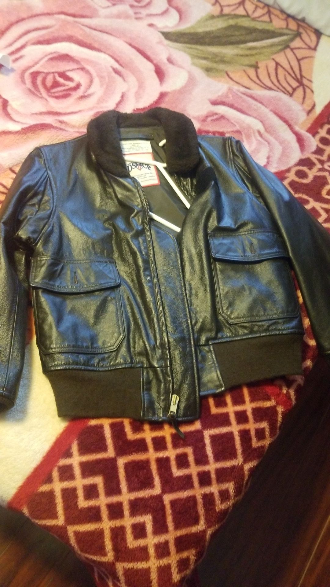 Dscp leather jacket