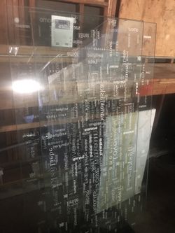 Ikea love glass on sale table top