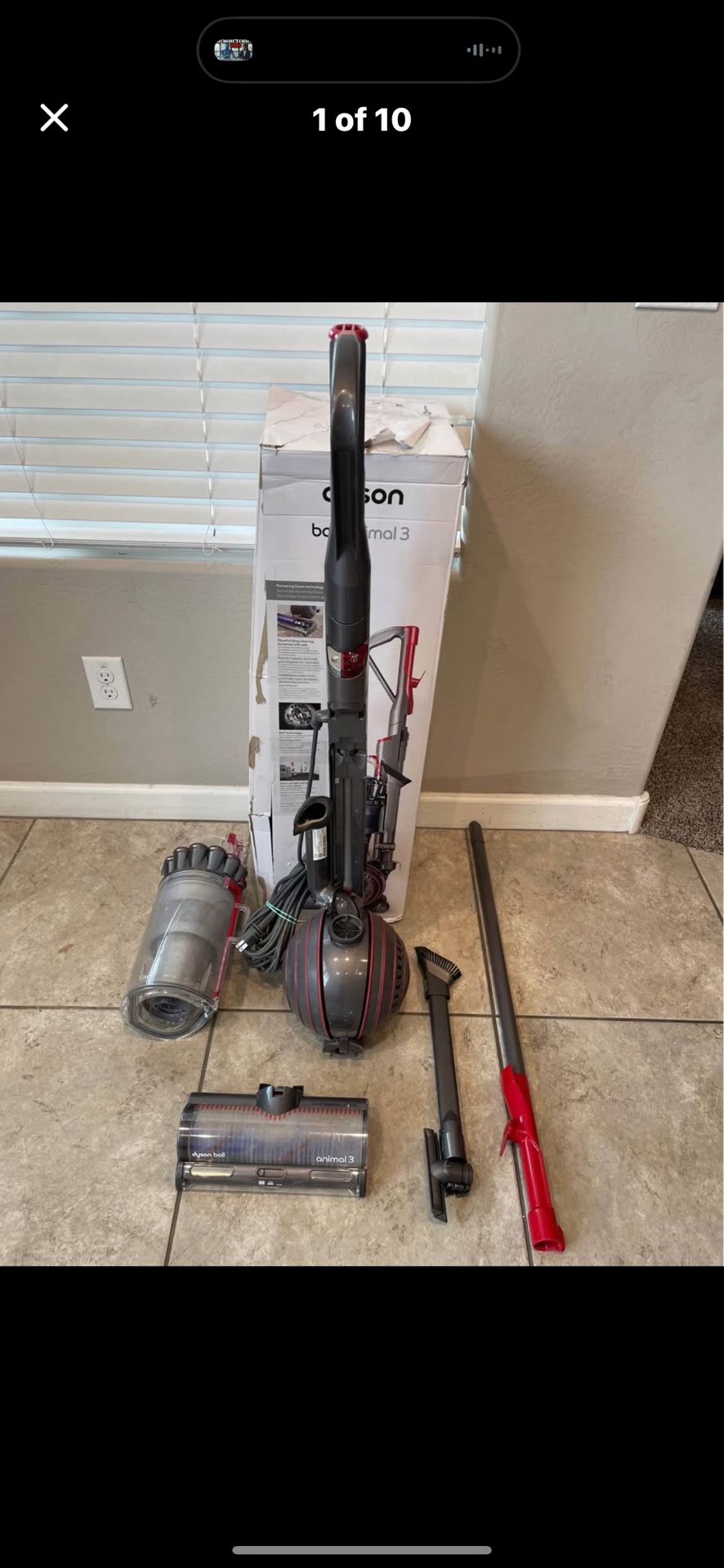 Dyson UP30 Ball Animal 3 Upright Vacuum Cleaner Nickel/Purple In Box   This Dyson UP30 Ball Animal 3 Upright Vacuum Cleaner is a powerful and efficien