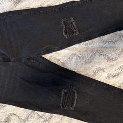 Vanilla Star Black Distressed Jeans – Size 9/W29