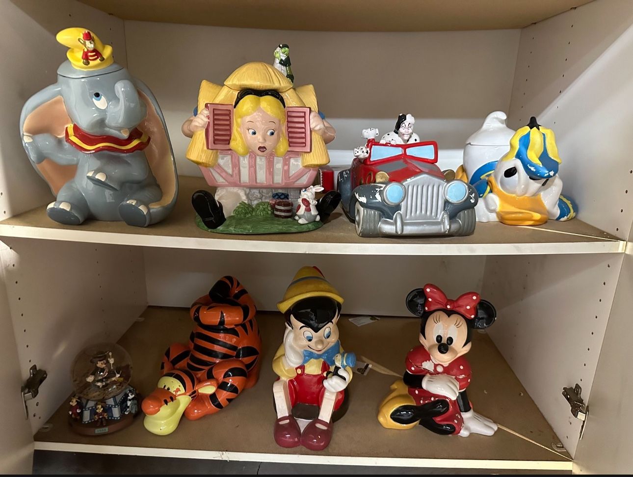 Vintage 1990 Disney Cookie jars ( Price Below In description )
