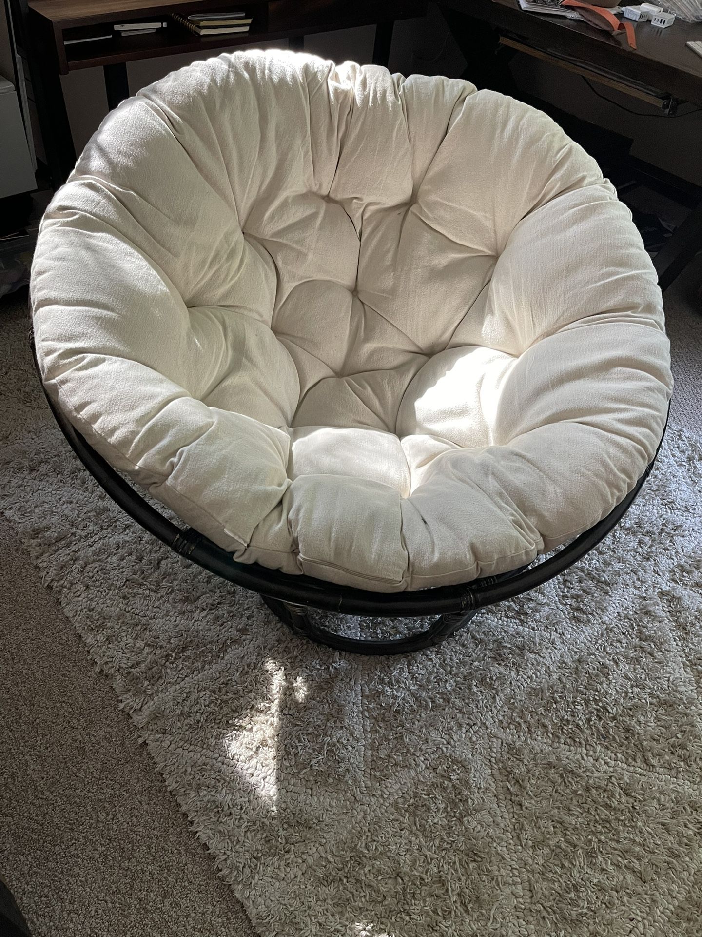 White Papasan Chair