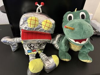 SML Robot And Booger The Dinosaur Puppets