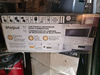 Microwave whirlpool stainless steel 1.1 cu.ft.