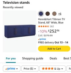 2 TV STANDS (125 EACH)