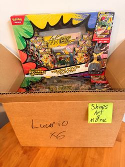 (LOT OF 6) Ascended Heroes Lucario Poster Collection