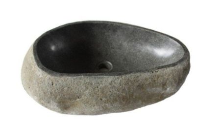 Natural Galet Nobu Boulder Stone Vessel Sink - NEW