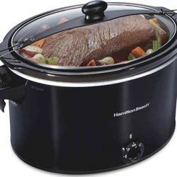 Hamilton Beach Extra Large 10 Quart Slow Cooker Stay Or Go Crock Pot Style Cooker NEW