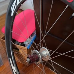 Zipp 404 Firecrest Tubular With Brand New Corsa Tires
