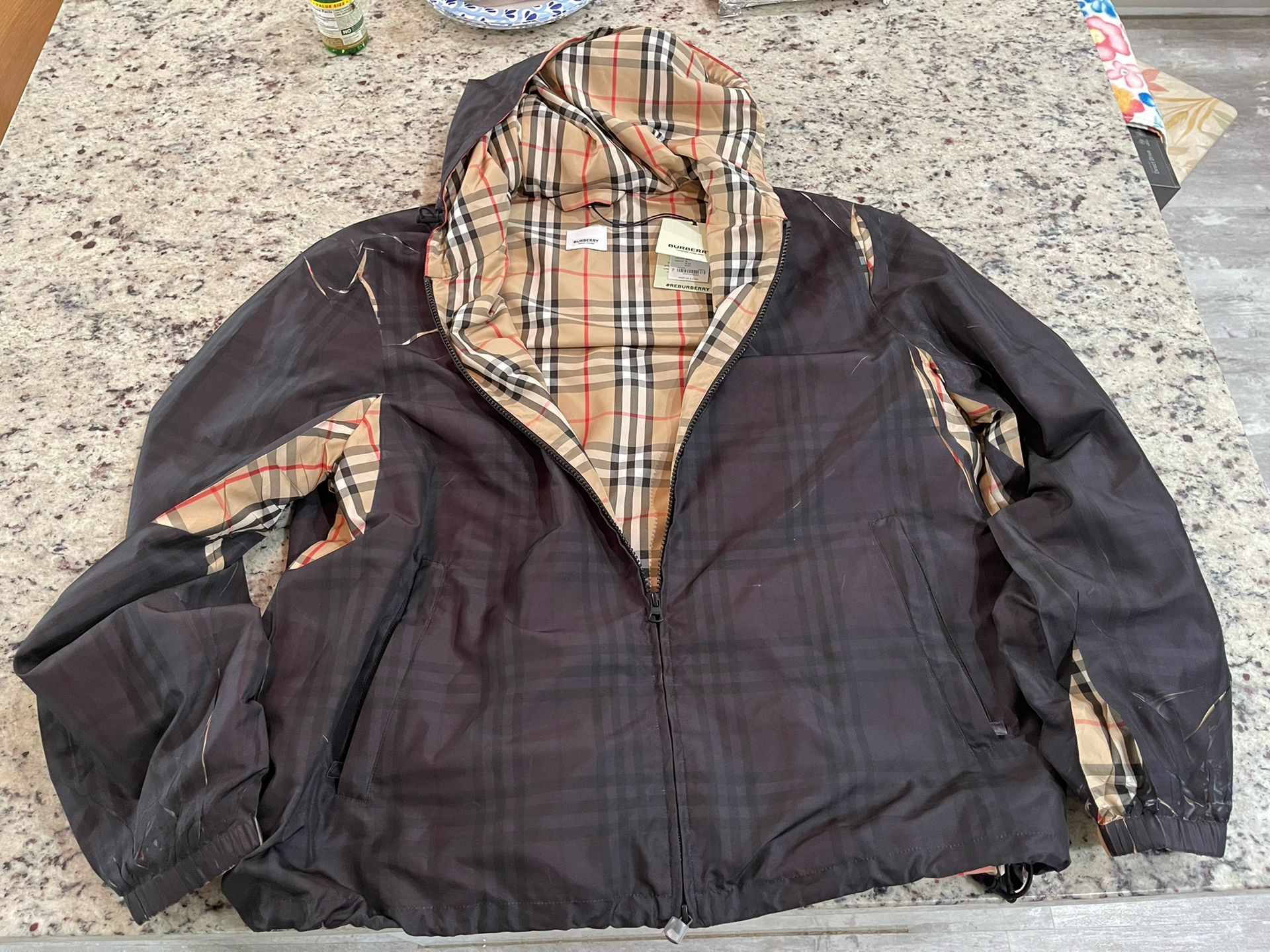 Rare New Authentic Burberry Windbreaker Jacket