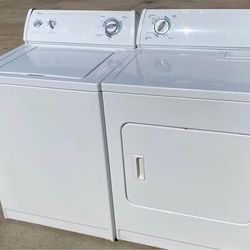Whirlpool set washer and dryer heavy duty super load capacity  working perfectly extra for delivery same day delivery and installation available 