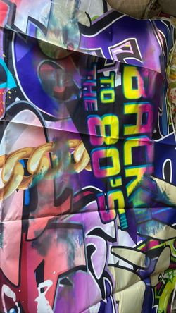 Used One Time 80’s Banner