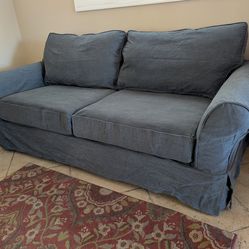 Two (2) Pottery Barn Slipcover Sofas