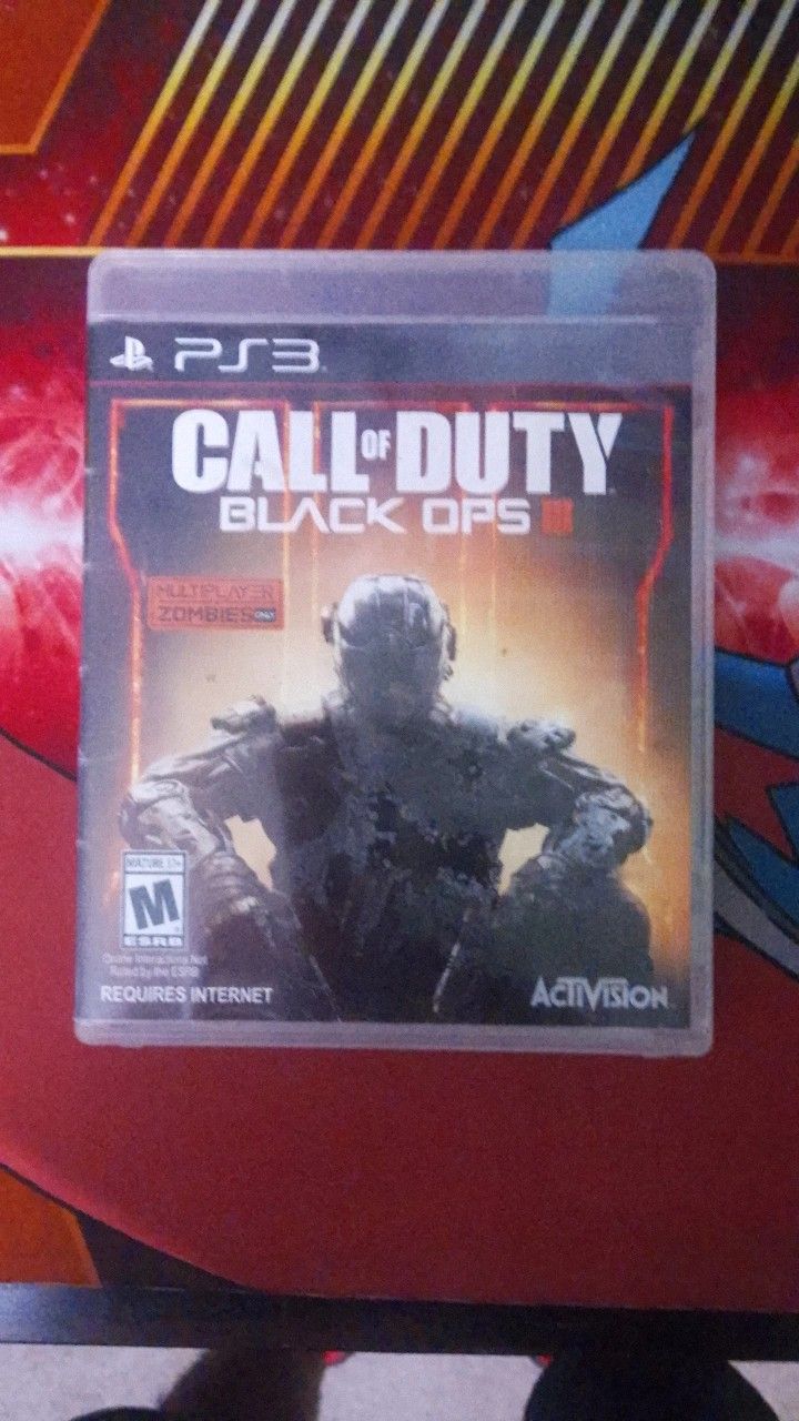 PS3 COD Black OPS 3