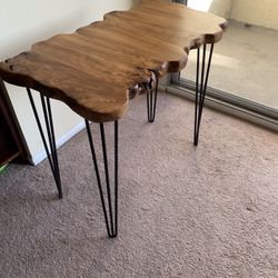 Like New - Live Edge Console Table