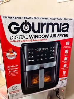 Gourmias 6 Qt Digital Window Air Fryer