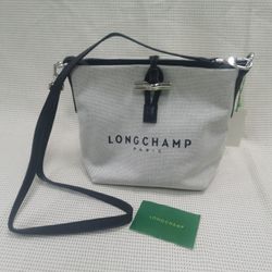 Longchamp Essential Toile Bucket Bag