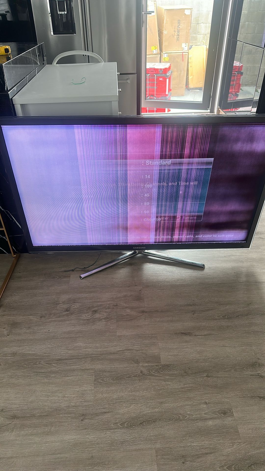 50”x30” Samsung TV For Parts