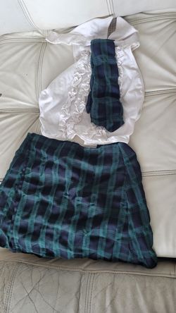 Sexy schoolgirl costume - small