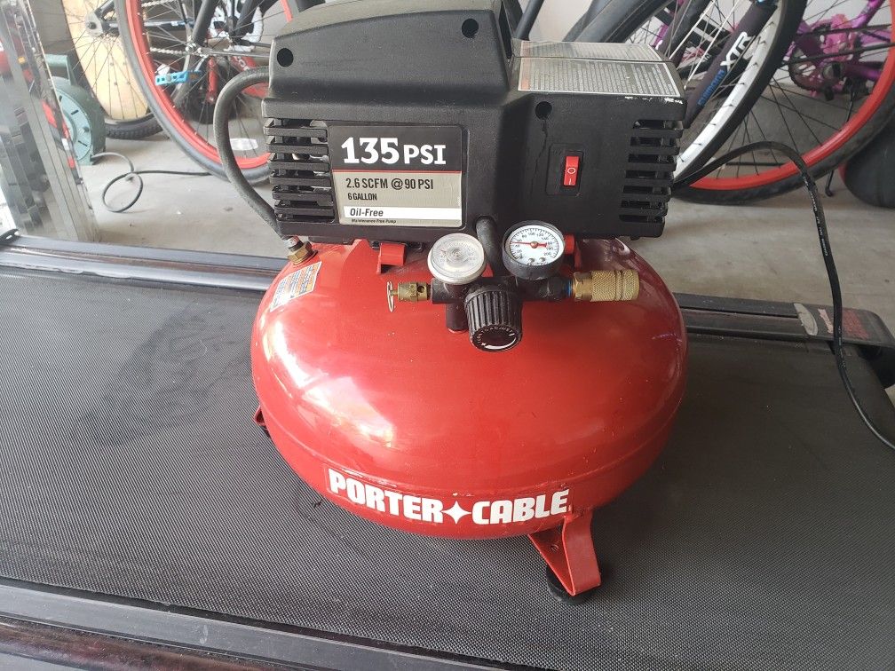 Porter Cable with Nail guns 135 psi 6 gallon