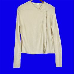 NWT Zara Cardigan Blouse Top Lightweight Asymmetrical Knit Europe Spain Gift