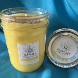 Pineapple Coconut Repurposed Candle