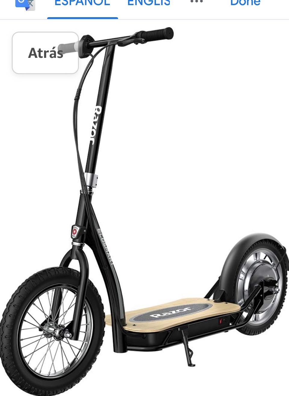 Razor Eco Sup 230lbs Nuevo En Caja !!